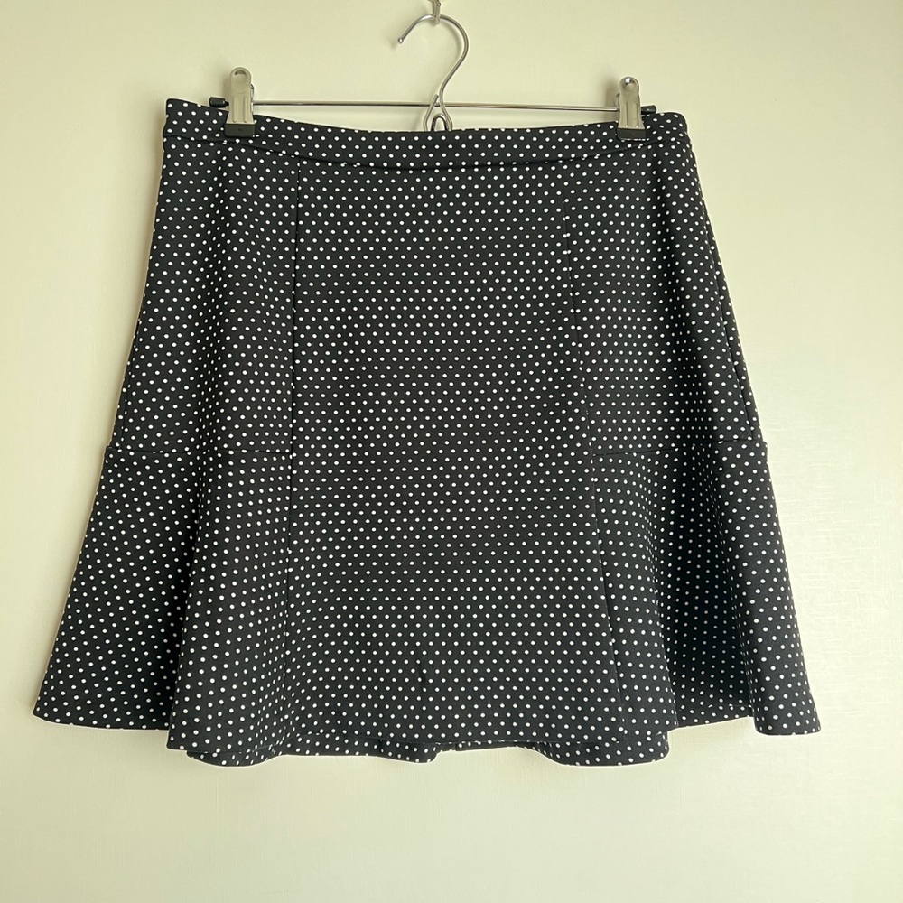Michael Kors Polka Dots Mini A-Line Skirt